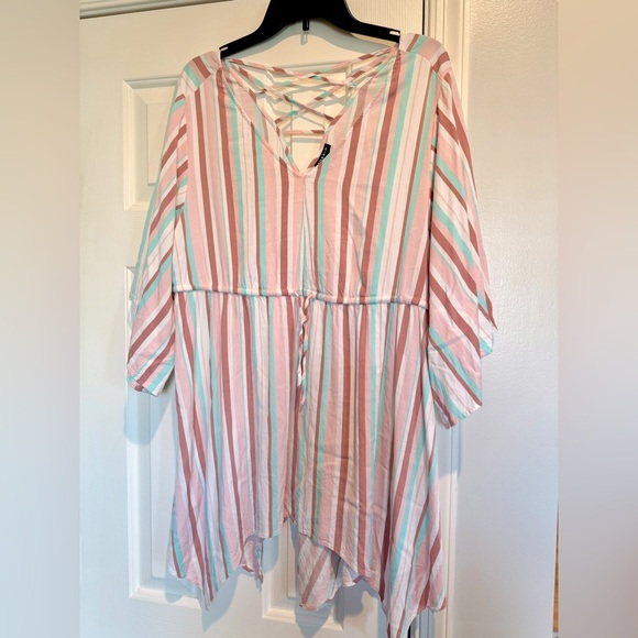 Torrid striped tunic shirt women’s XXL (size 1) - Picture 1 of 3